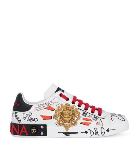 dolce gabbana graffiti sneakers